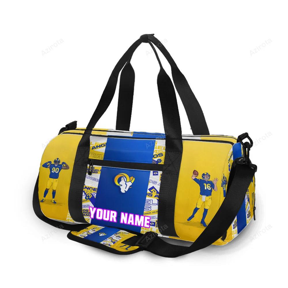 Los angeles rams all players2 personalized name travel bag gym bag 1656 Travel Bag