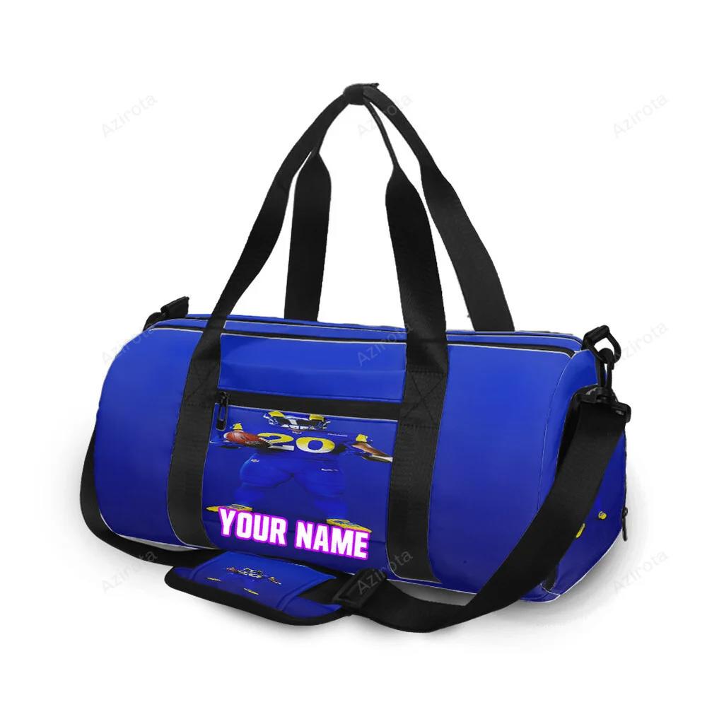 Los angeles rams jalen ramsey4 personalized name travel bag gym bag 1590 Travel Bag