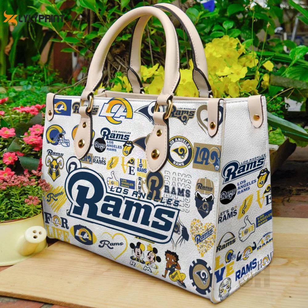 Los angeles rams lover leather bag for women gift 1482 Women Leather Hand Bag