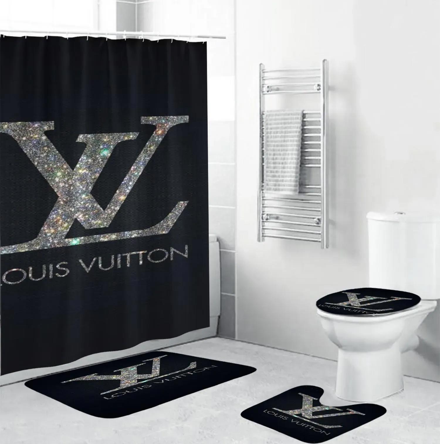Louis vuitton bath mat bathroom sets home decor hypebeast luxury fashion brand Bathroom Set
