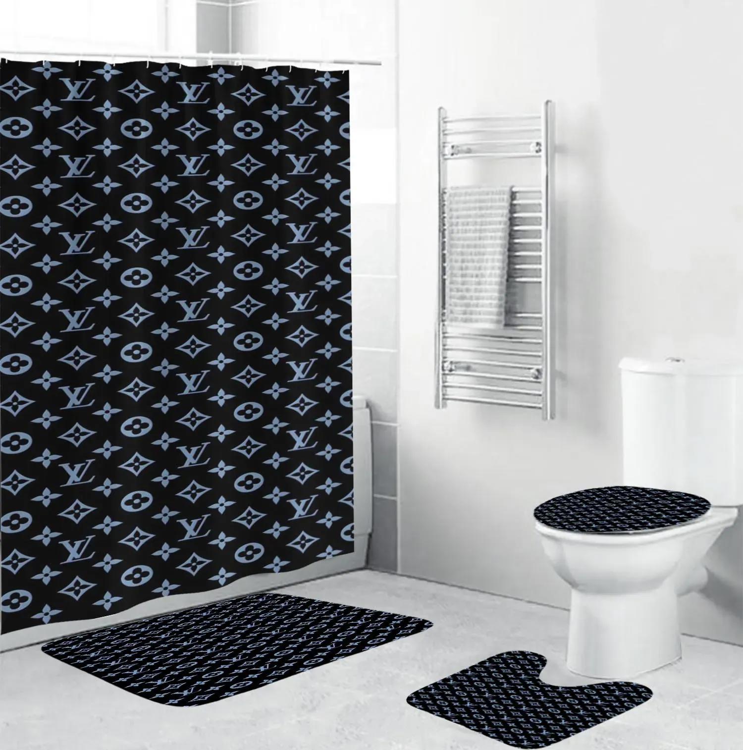 Louis vuitton bathroom set home decor luxury fashion brand hypebeast bath mat Bathroom Set