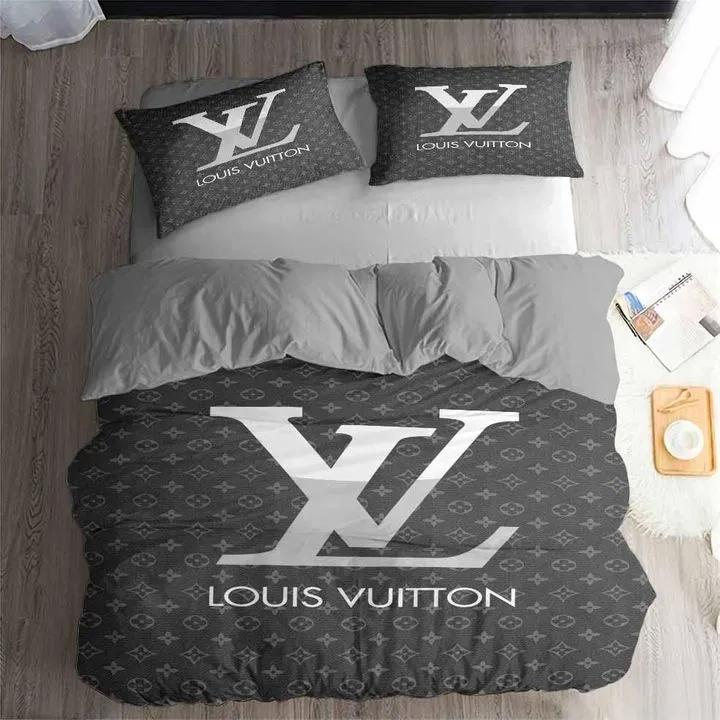 Louis vuitton logo type 1316 Bedding Sets bedspread premium fashion brand bedclothes blankets luxury ideas hyperbeast Bedroom bed linen duvet home decor sheets covers