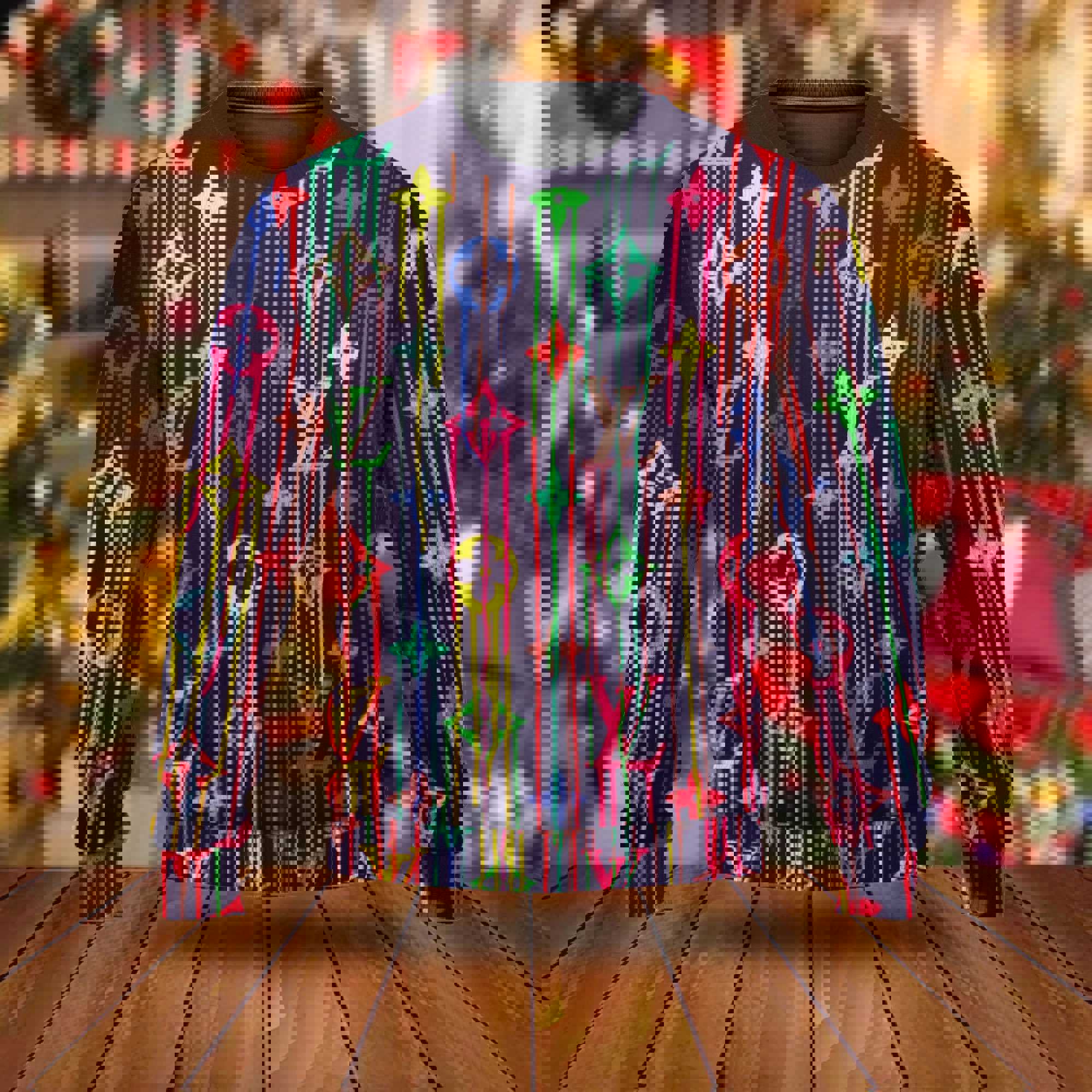 Louis vuitton luxury ugly christmas sweaterhot 2025 style 941 Christmas Ugly Sweater