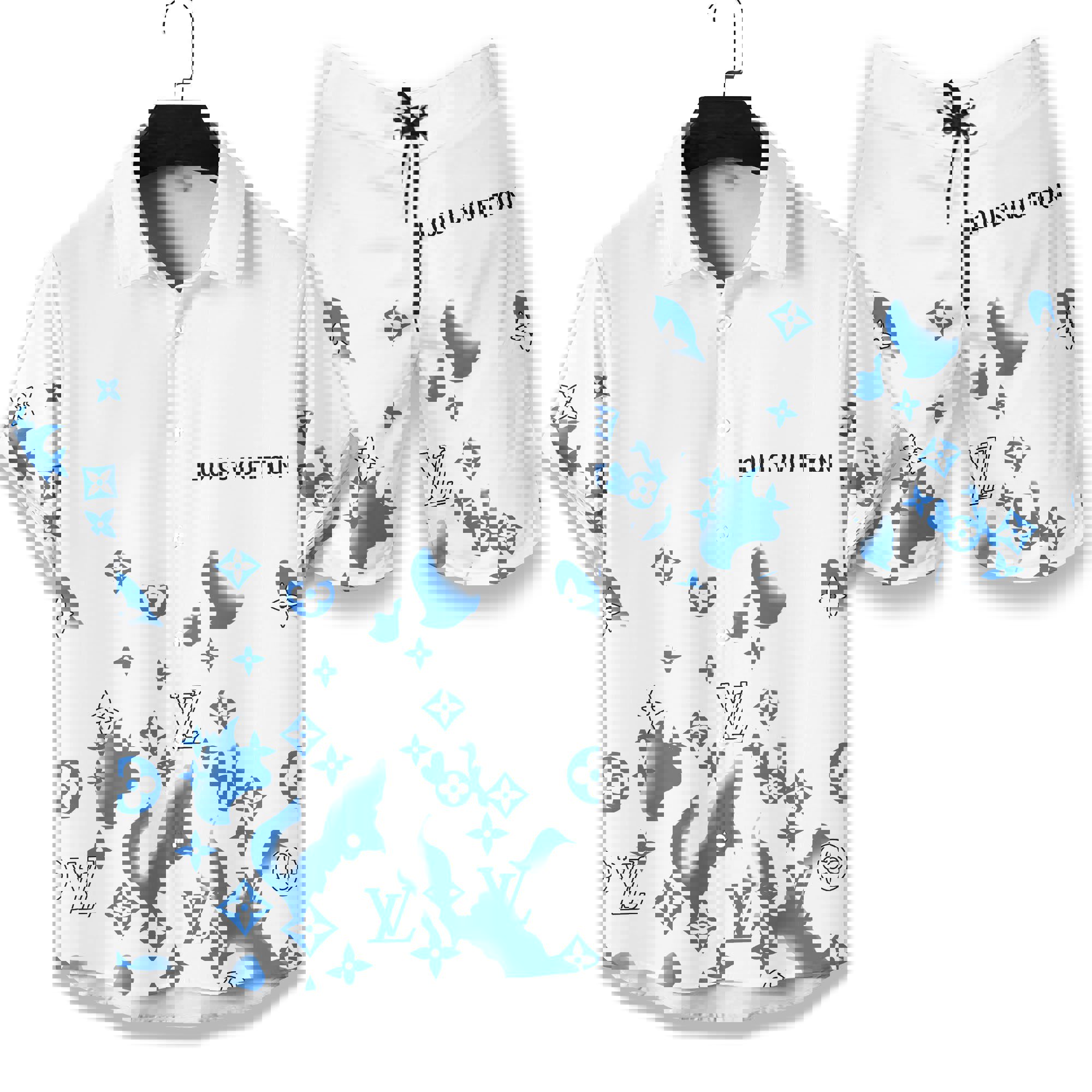 Lv louis vuitton flip flops and combo hawaii shirt shorts 2 Hawaii Shirt Shorts & Flip Flops