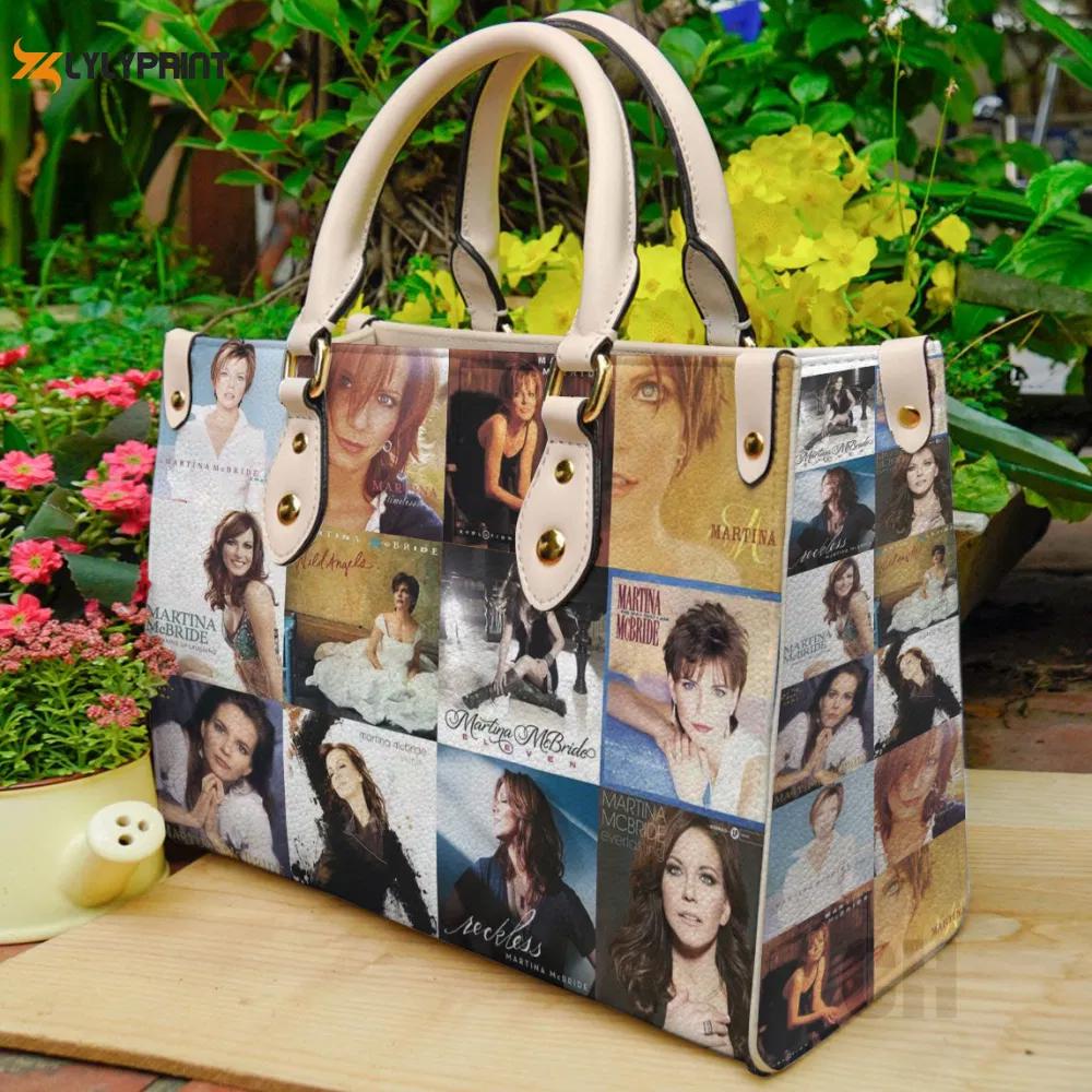 Martina mcbride leather bag for women gift 1810 Women Leather Hand Bag