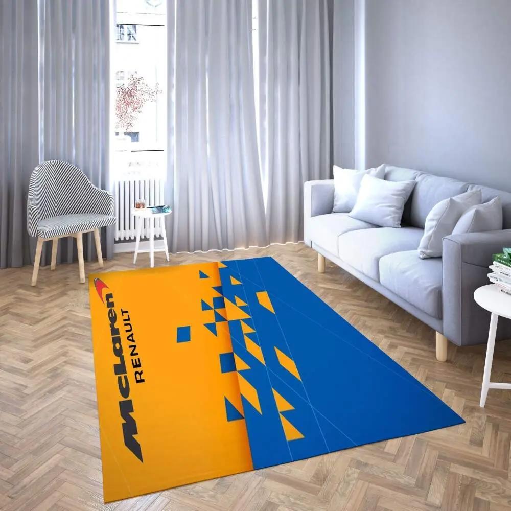 Mclaren logo area rug living room carpet rug regtangle carpet floor decor home decor Rectangle Rug