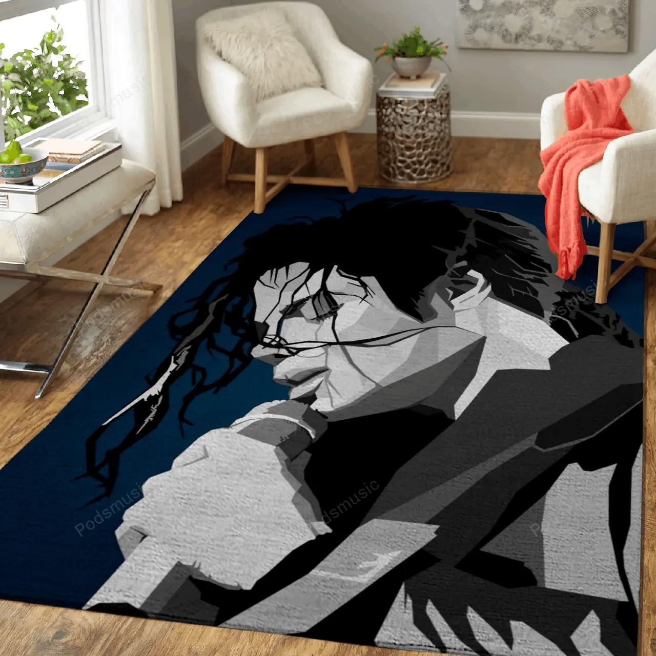 Michael jackson wpap pop art art for fans area rug living room carpet rug regtangle carpet floor decor home decor Rectangle Rug