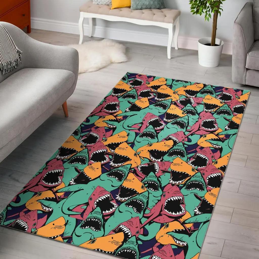 Minecraft area rug living room rug home decor game play Rectangle Rug