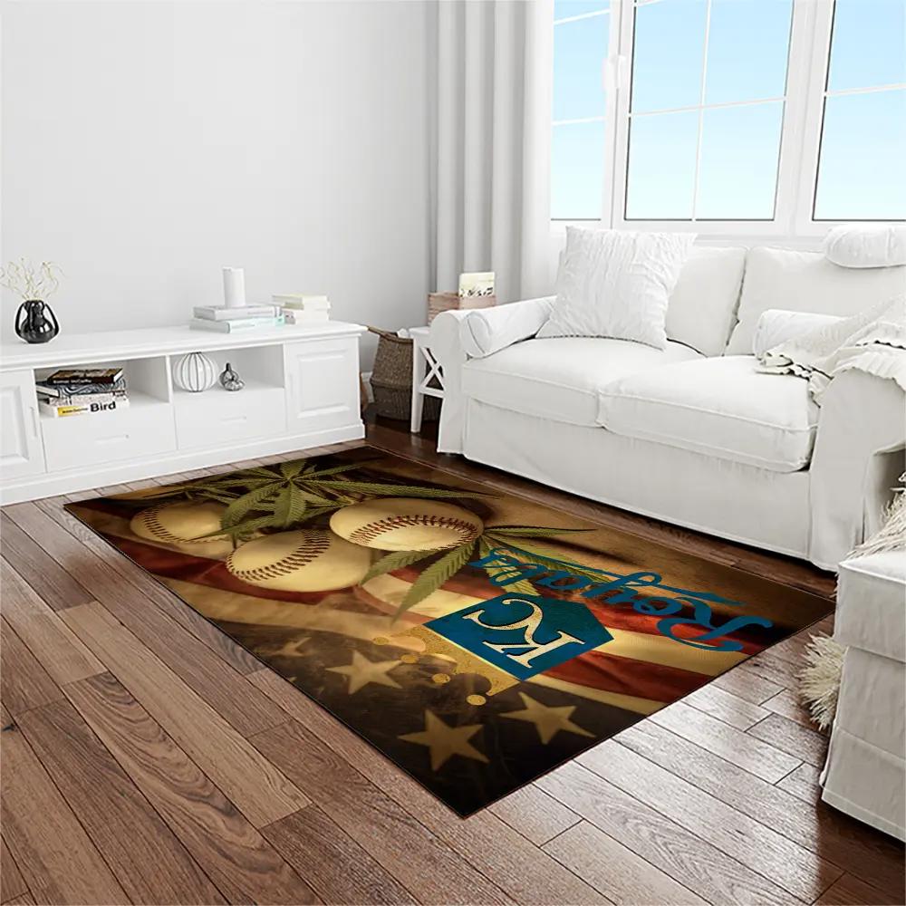 Mlb kansas city royals baseball team logo rectangle area rug kcr59 Rectangle Rug