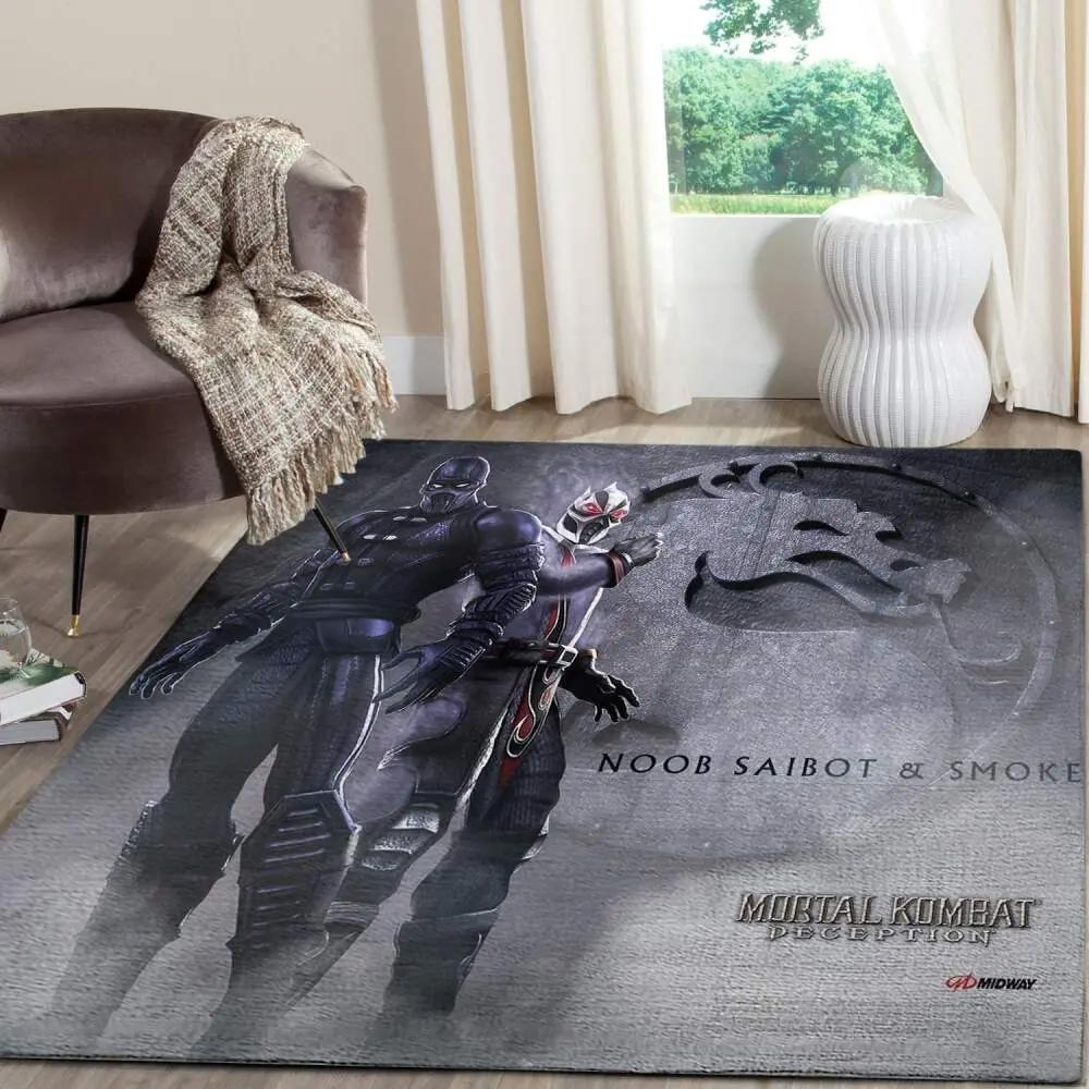 Mortal kombat fn050236 gaming area rug rug regtangle carpet floor decor home decor Rectangle Rug