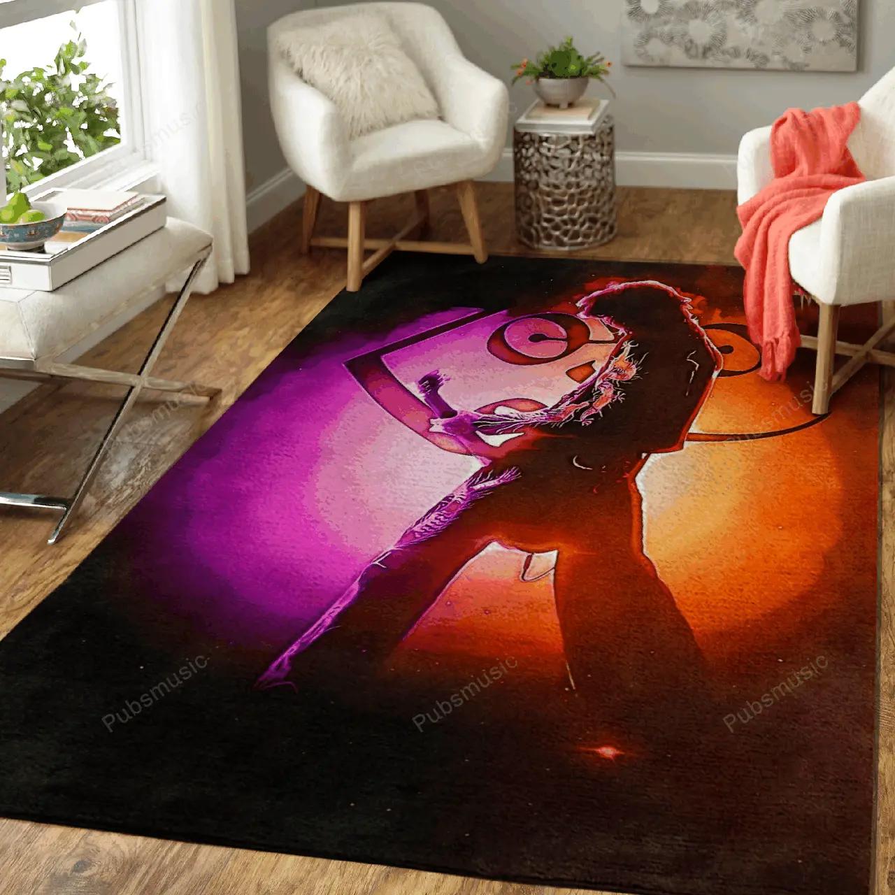 Mr jimmy music artwork art for fans area rug living room carpet rug regtangle carpet floor decor home decor Rectangle Rug