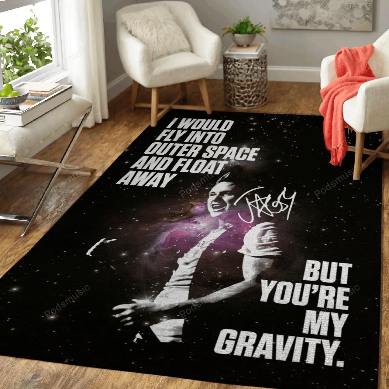Music jacoby shaddix lyric music legends art for fans area rug living room carpet rug regtangle carpet floor decor home decor Rectangle Rug