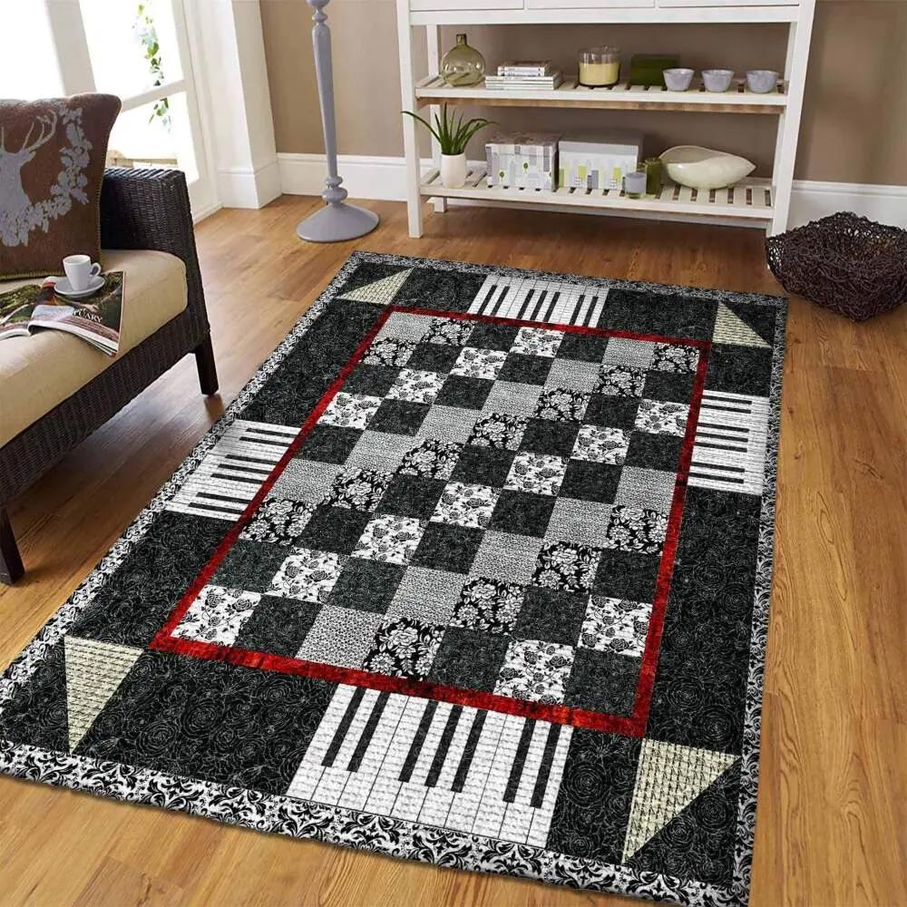 Music rug rb7a8e7e5448 area rug living room carpet rug regtangle carpet floor decor home decor Rectangle Rug