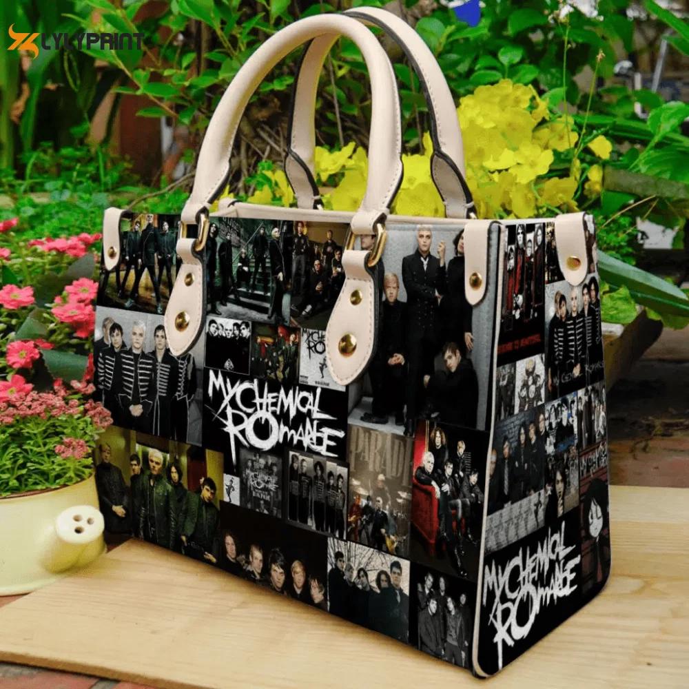 My chemical romance leather handbag gift for women 370 Women Leather Hand Bag