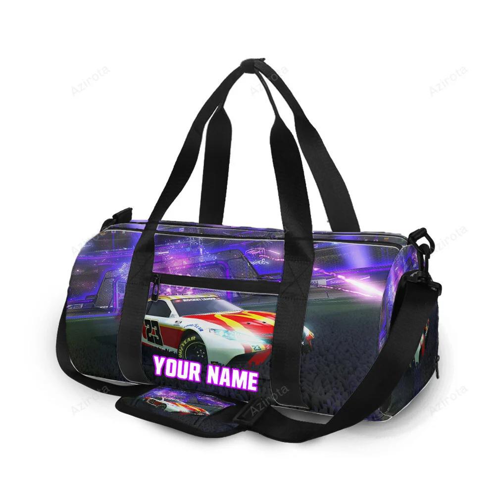 Nascar 23xi racing cars6 personalized name travel bag gym bag 1366 Travel Bag