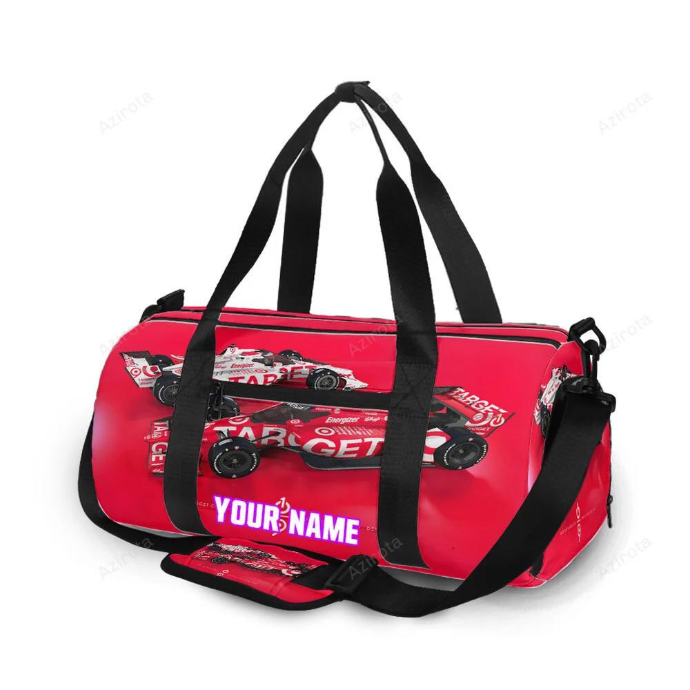 Nascar chip ganassi racing cars1 personalized name travel bag gym bag 242 Travel Bag
