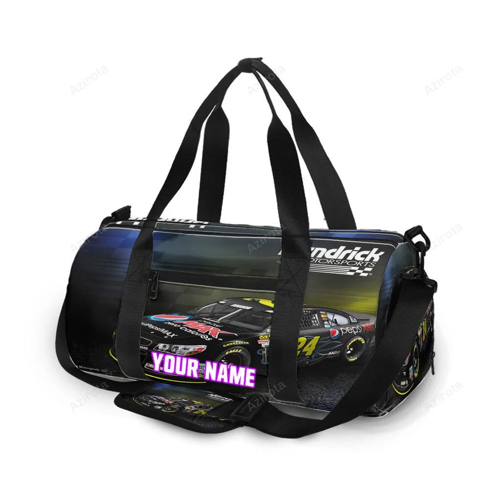 Nascar hendrick motorsports car10 personalized name travel bag gym bag 24 Travel Bag