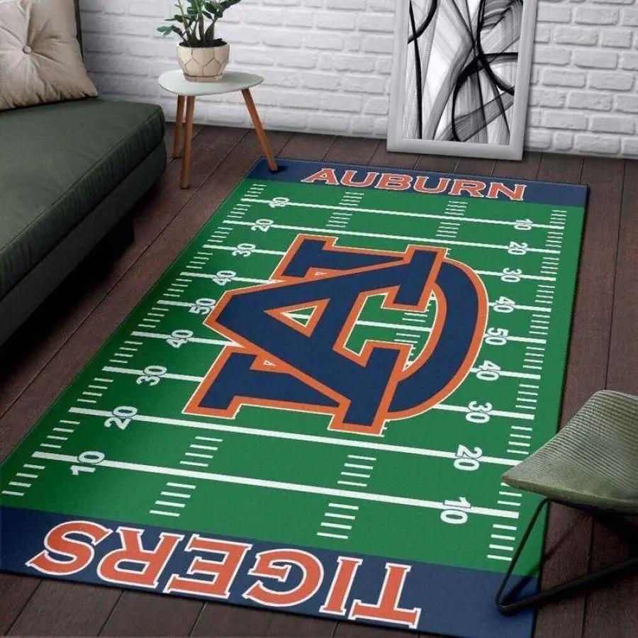 Ncaa auburn tigers home field area sport custom area floor home decor Rectangle Rug