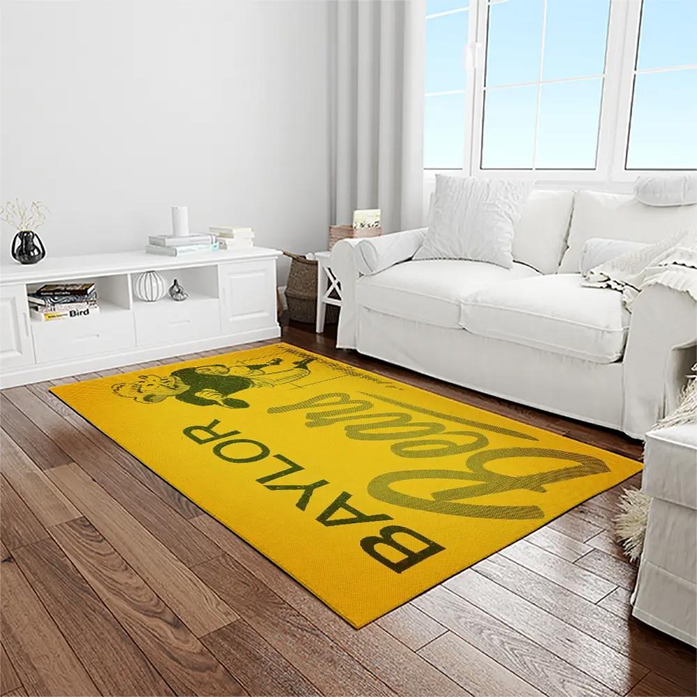 Ncaa baylor bears sport basketball and foolball team logo rectangle area rug bb19 Rectangle Rug
