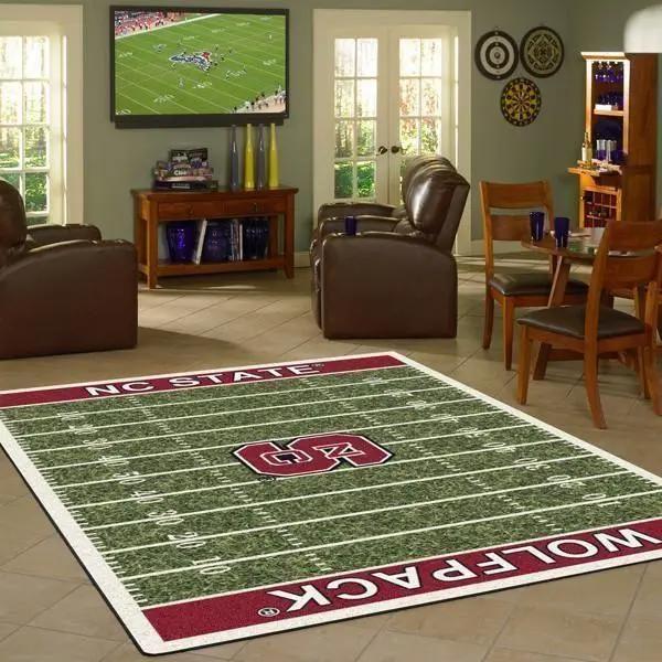 Ncaa nc state wolfpack living room carpet rug regtangle carpet v11170 1 Rectangle Rug