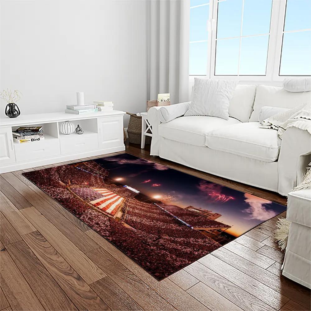 Ncaa oklahoma sooners sport basketball and foolball team logo rectangle area rug os62 Rectangle Rug