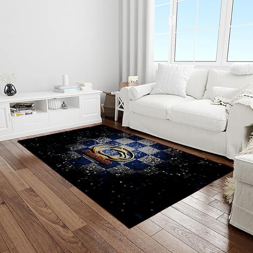 Ncaa penn state nittany lions college sport basketball and foolball team logo rectangle area rug psnl07 Rectangle Rug