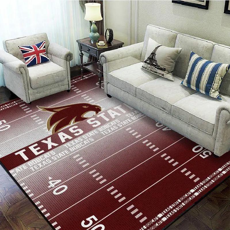 Ncaa texas state bobcats football stadium fbs nice gift regtangle carpet Rectangle Rug