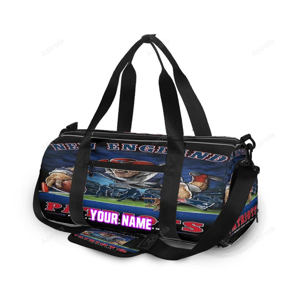New england patriots pride since 1960 personalized name travel bag gym bag 446 Travel Bag