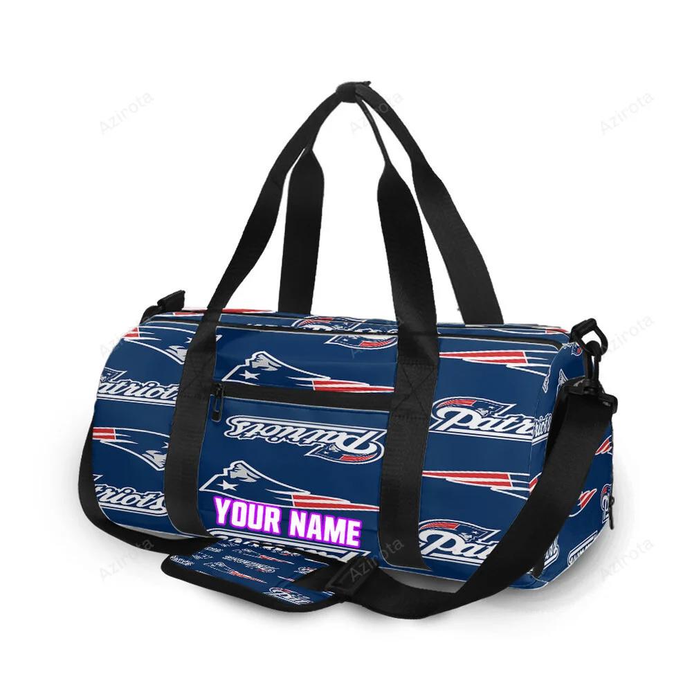 New england patriots15 personalized name travel bag gym bag 1171 Travel Bag