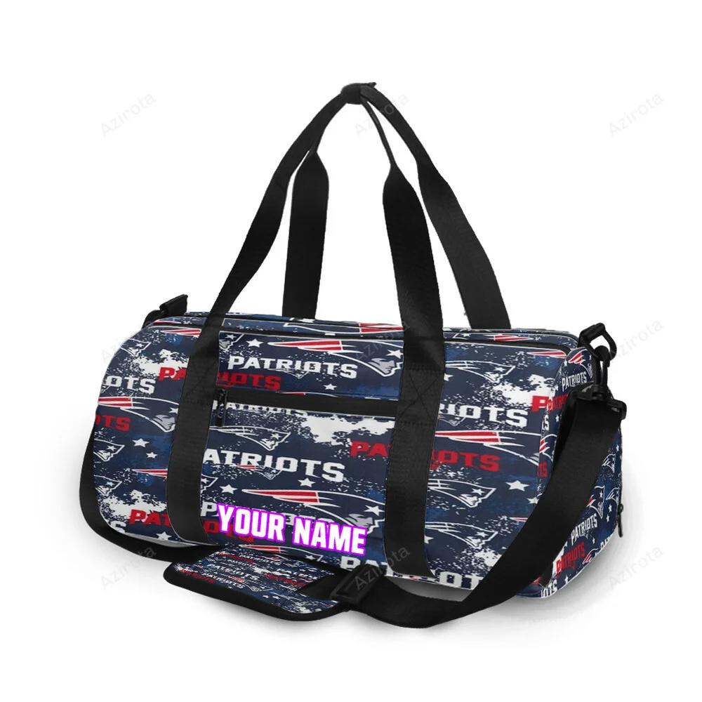 New england patriots4 personalized name travel bag gym bag 88 Travel Bag