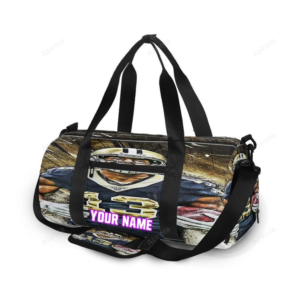 New orleans saints michael thomas3 personalized name travel bag gym bag 1973 Travel Bag