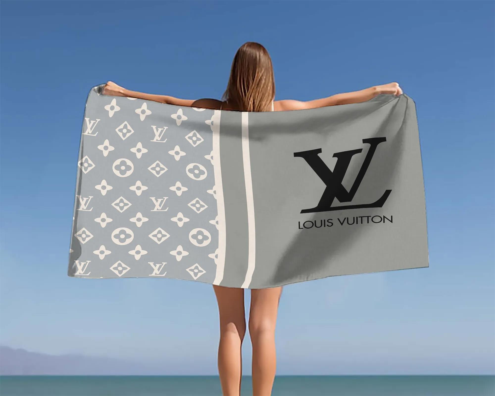 [new] premium louis vuitton beach towel - summer 2025-2026 mrs-ryuj-lv137949 Beach Towel