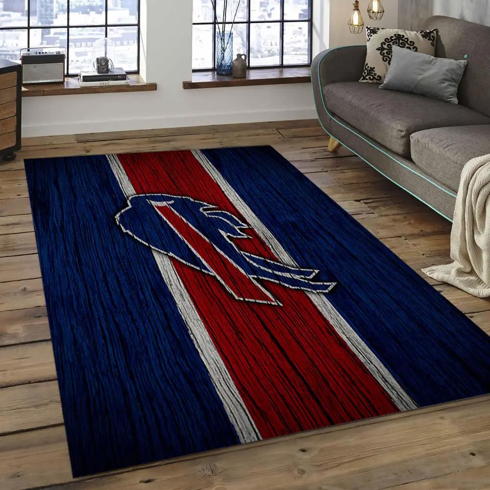 Nfl buffalo bills clear football team logo rectangle area rug bb18 Rectangle Rug