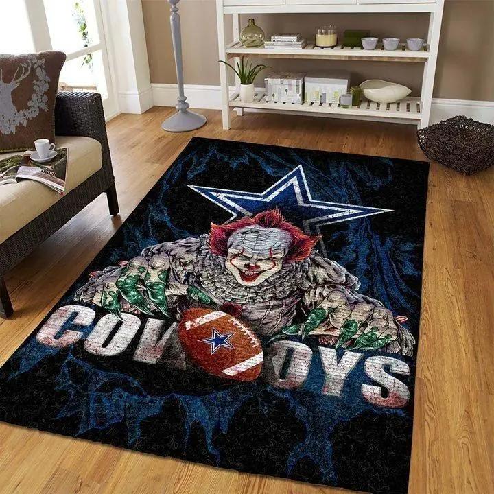 Nfl dallas cowboys with it character area rug living room rug b130907 Rectangle Rug