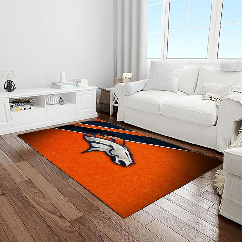 Nfl denver broncos football team logo rectangle area rug db03 Rectangle Rug