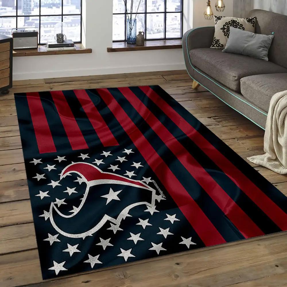 Nfl houston texans football team logo rectangle area rug ht19 Rectangle Rug