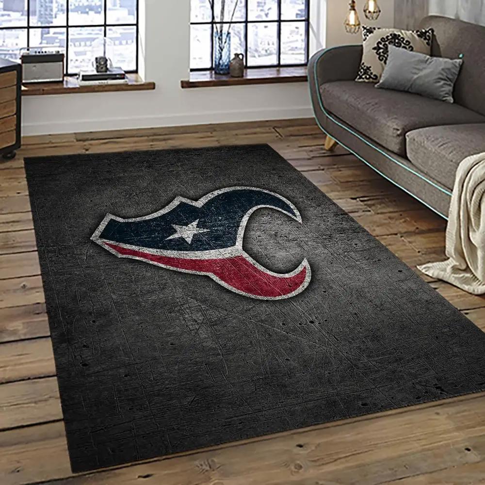 Nfl houston texans football team logo sport carpet area rug home decor best gift for friends ht55 Rectangle Rug