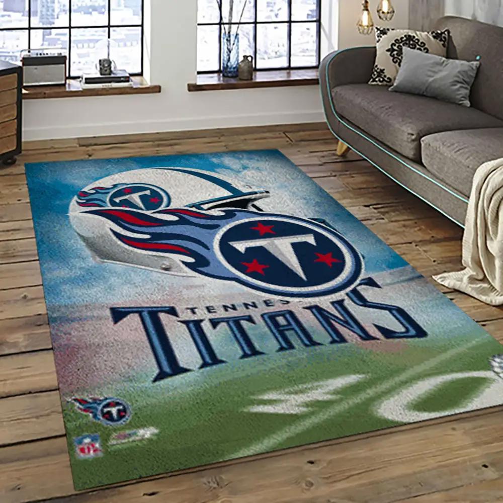 Nfl tennessee titans football team logo sport carpet area rug home decor best gift for friends tt48 Rectangle Rug