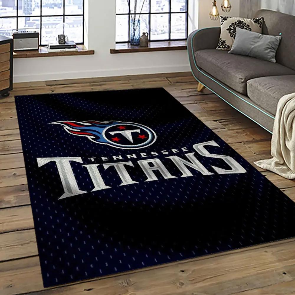 Nfl tennessee titans football team logo sport carpet area rug home decor best gift for friends tt55 Rectangle Rug