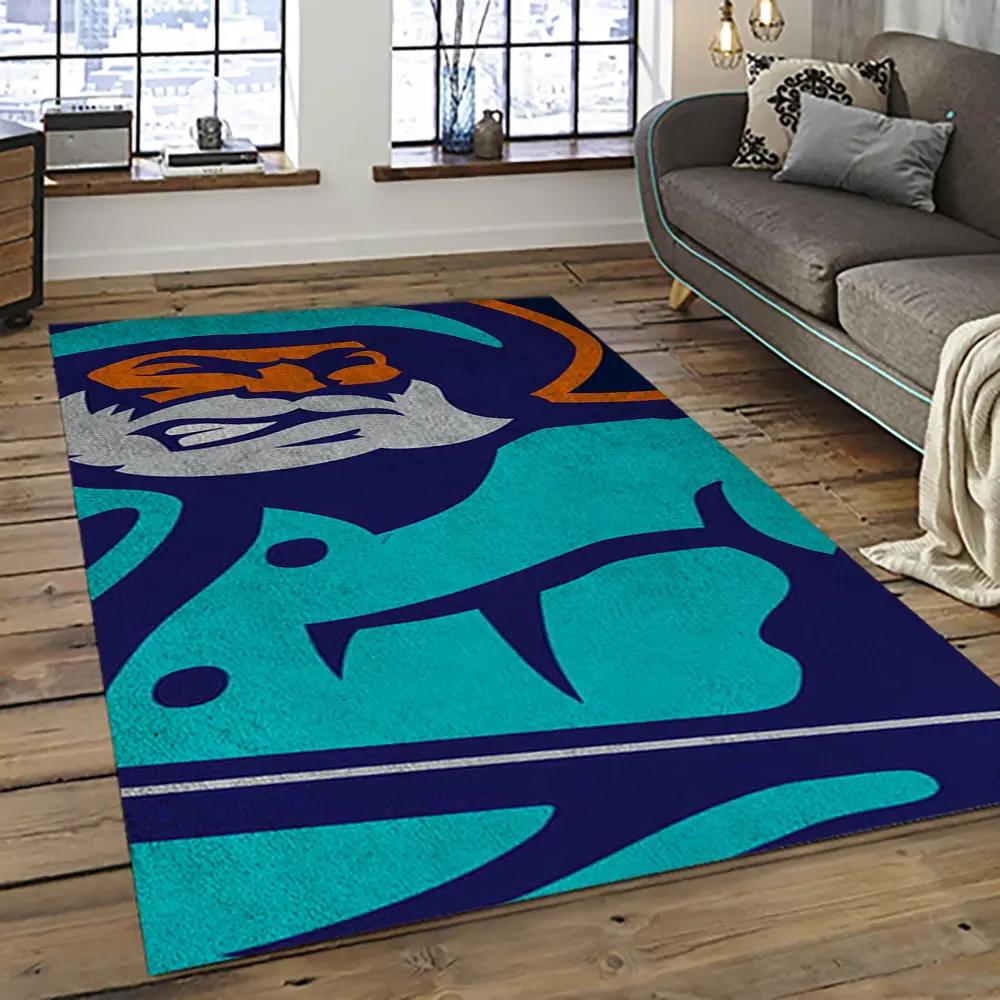 Nhl new york islanders hockey team logo sport carpet rectangle area rug for living room nyi67 Rectangle Rug