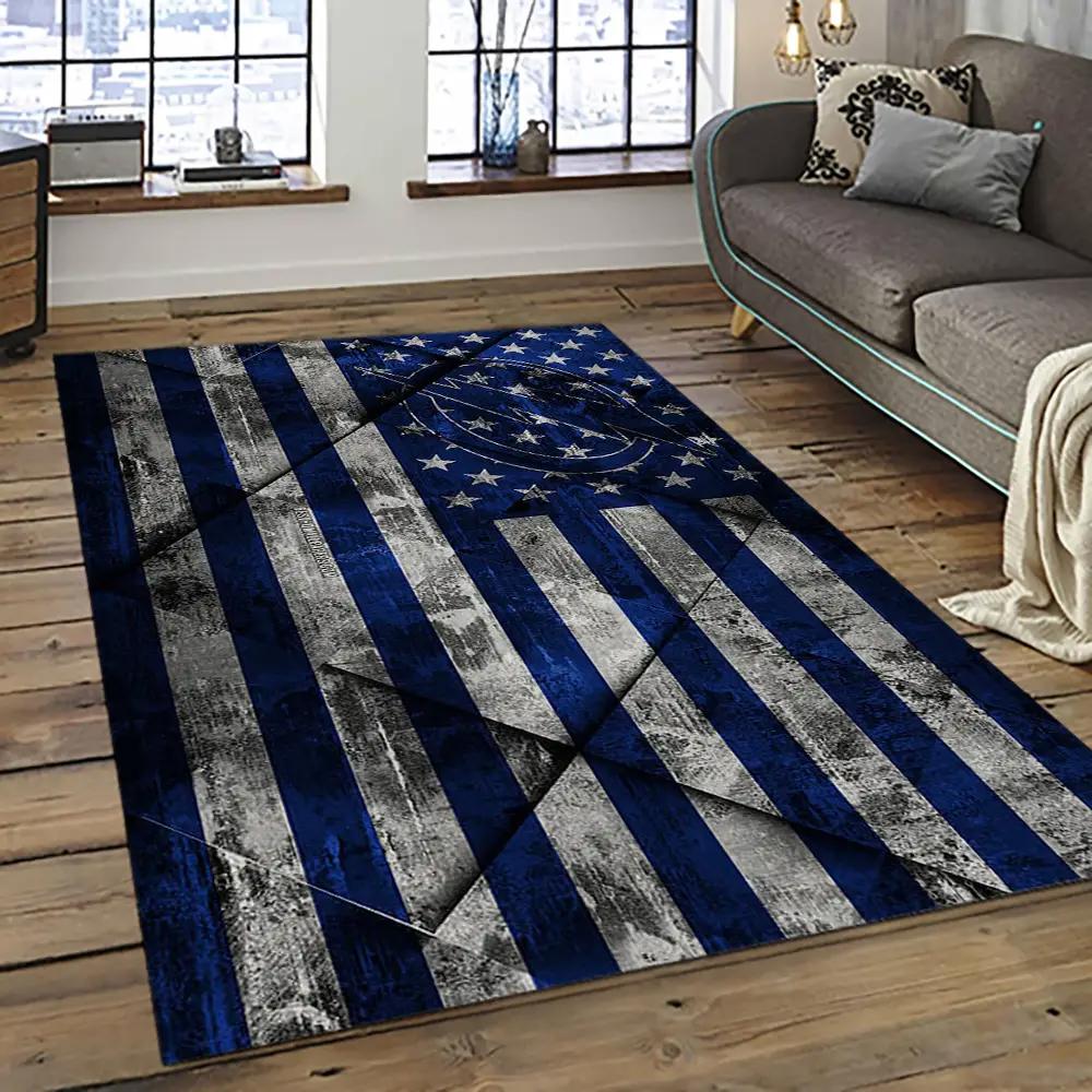 Nhl tampa bay lightning hockey team logo sport carpet rectangle area rug for living room tbl46 Rectangle Rug