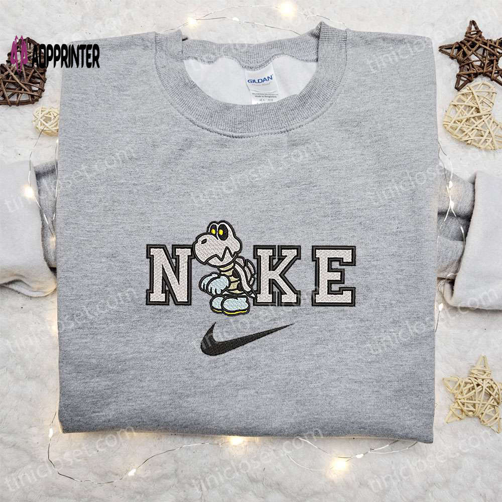 Nike embroidered hoodie & shirt: dry bone collaboration – best halloween gift ideas Embroidered Shirt