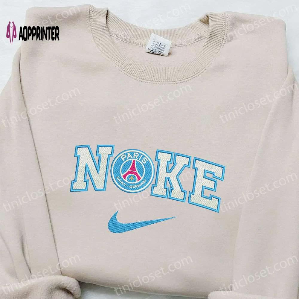 Nike x paris embroidered hoodie national flag shirt & inspired t-shirt: shop now! Embroidered Shirt
