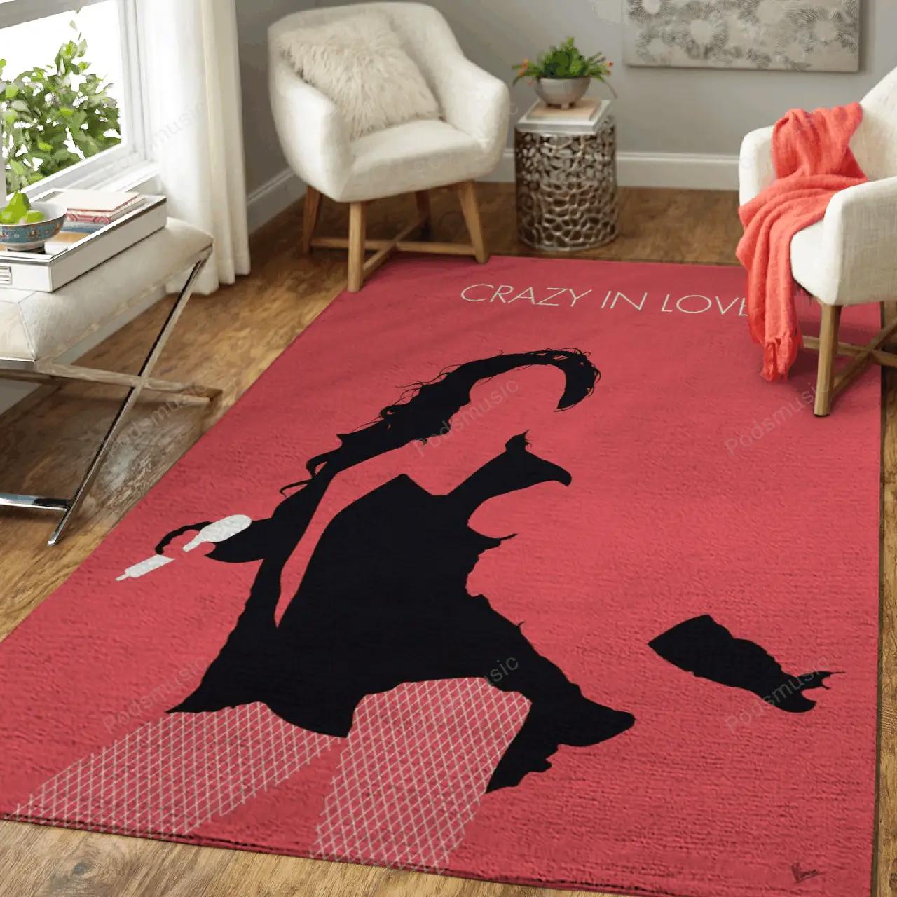No122 my beyonce minimal music artwork minimal music artworks art for fans area rug living room carpet rug regtangle carpet floor decor home decor Rectangle Rug