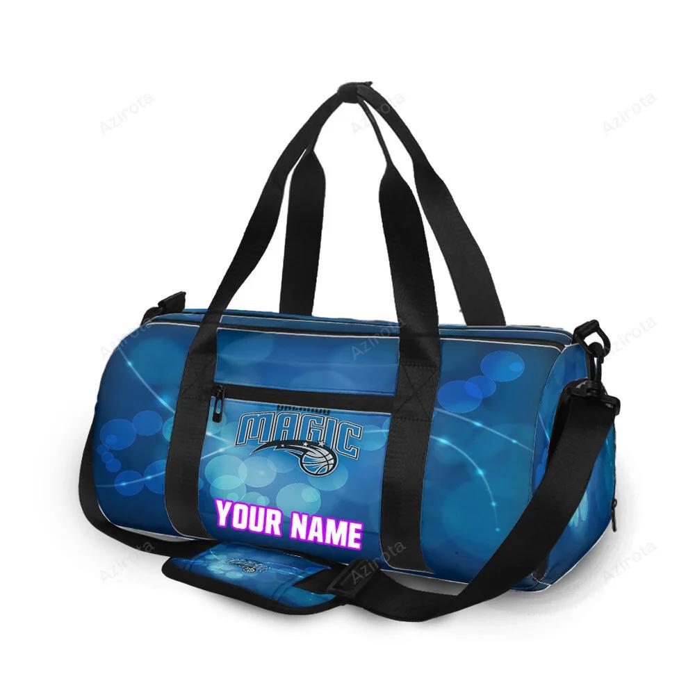 Orlando magic bubbles blue personalized name travel bag gym bag 1042 Travel Bag