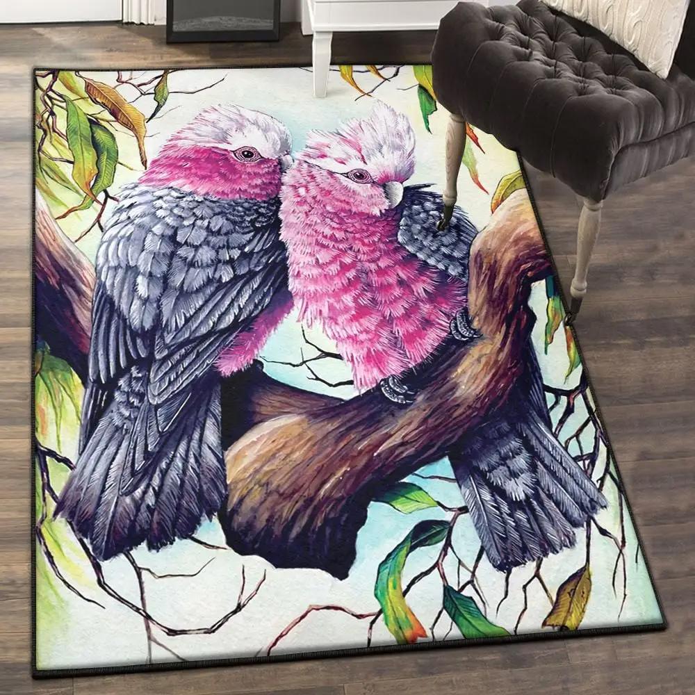 Parrot cool rugs, parrot rug Rectangle Rug