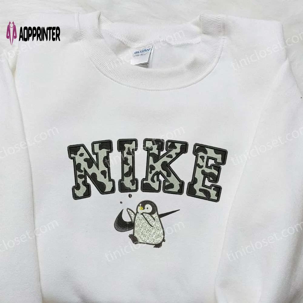 Penguin x nike embroidered sweatshirt: animal inspired nike shirt Embroidered Shirt