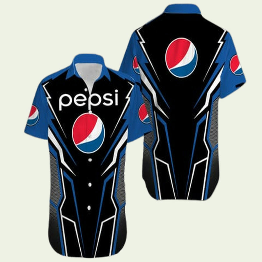 Pepsi uniform hawaiian shirt Hawaii Shirt Shorts & Flip Flops