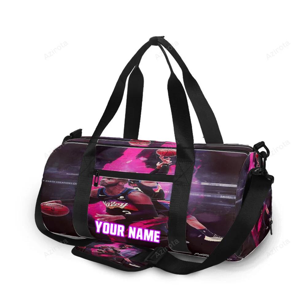 Phoenix suns chris paul cp3 personalized name travel bag gym bag 2197 Travel Bag
