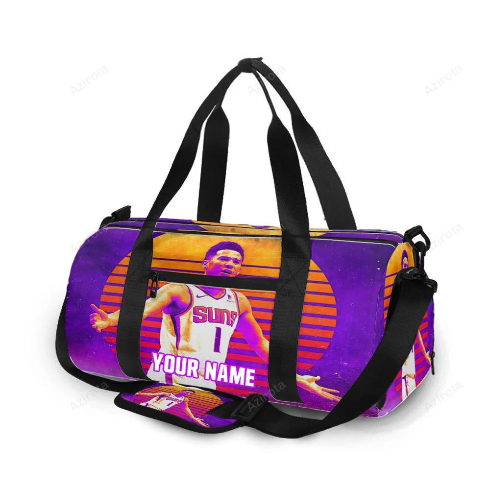 Phoenix suns devin booker 1 v12 personalized name travel bag gym bag 2214 Travel Bag